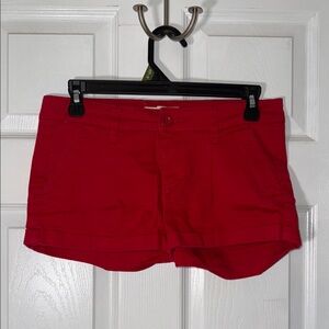 Forever 21 Red Tailored Shorts